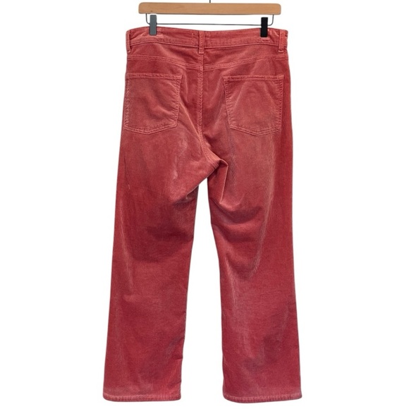 Pilcro The Yaya Mid-Rise Corduroy Crop Jeans, Color Pink/Rose, Anthropologie, 31 - Picture 4 of 16
